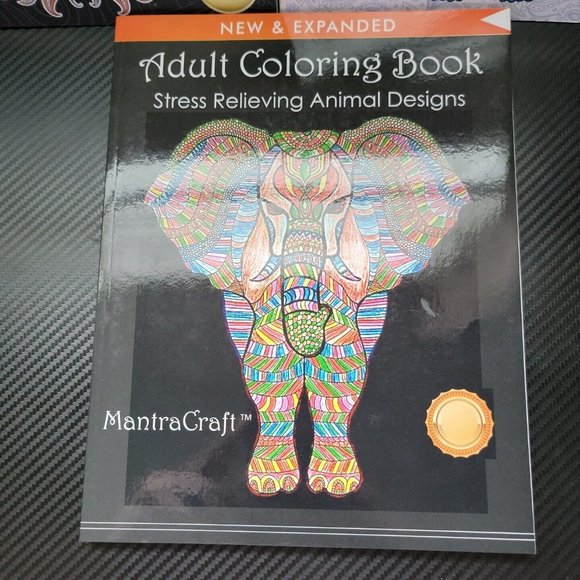 Adult Coloring Books (Lot 3) Colorama/Animal Designs/Stress Relieving Design - Picture 4 of 8